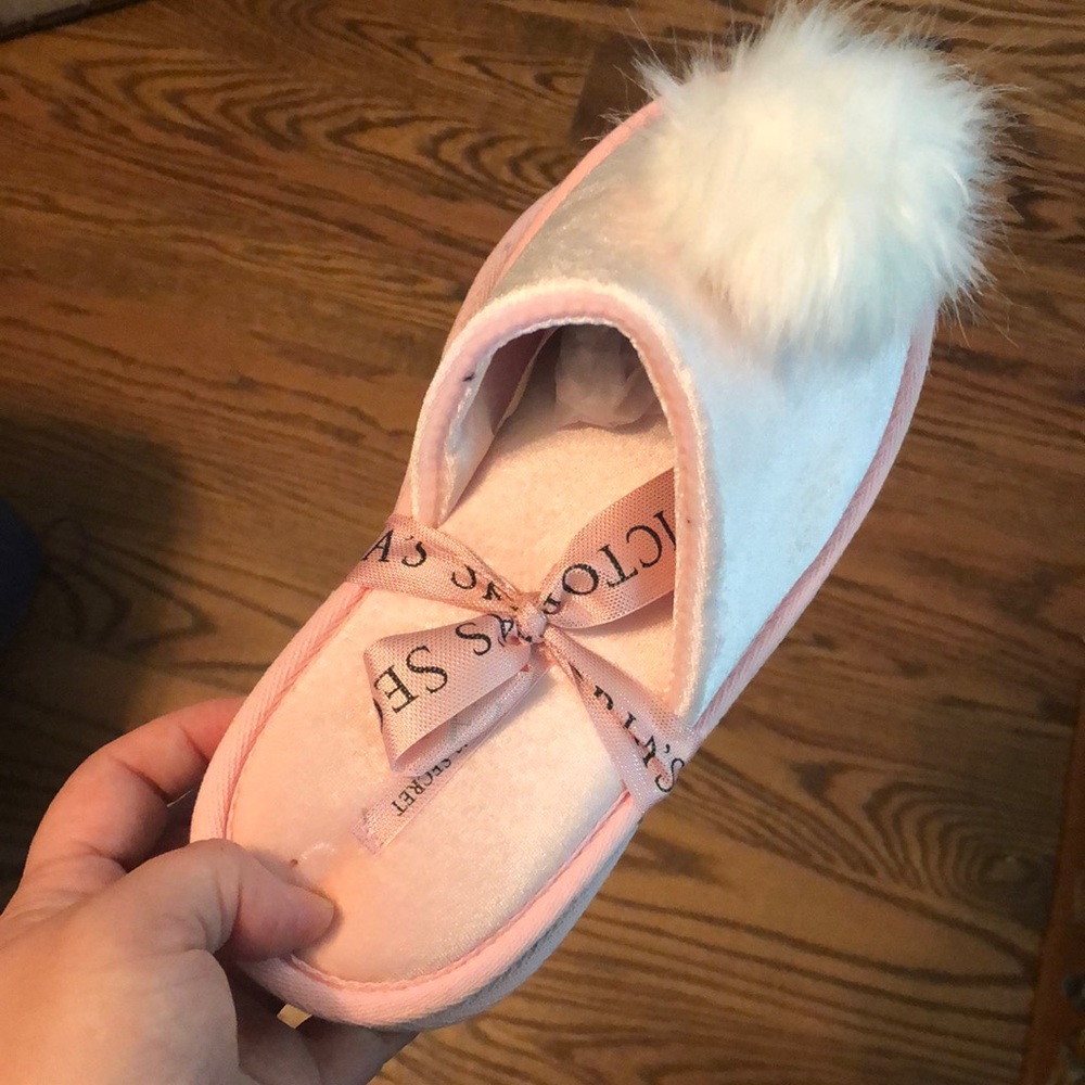 Pink Victoria’s Secret bedroom slippers